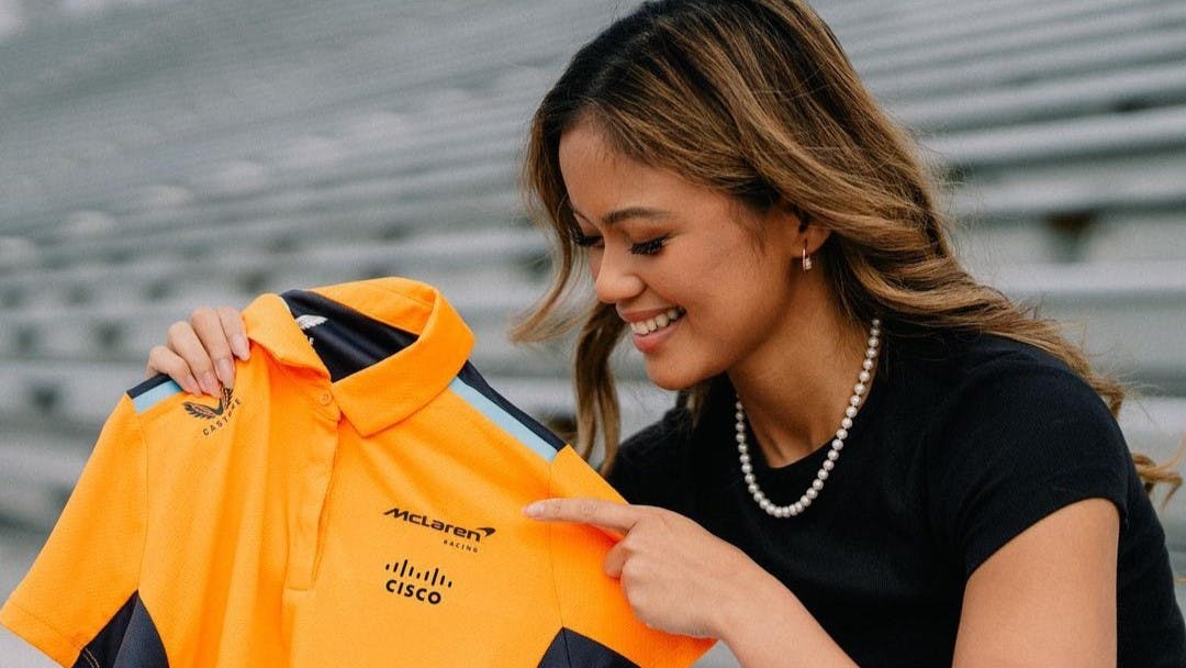 Future is female: History-maker Bianca Bustamante tears up after getting McLaren uniform